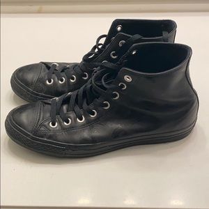 Converse leather shoes